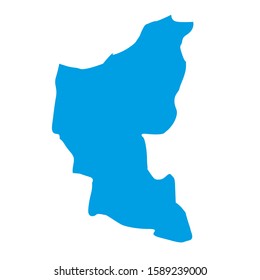 map of region of lacs yamoussou in country of ivory coast