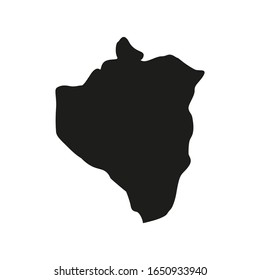 map of region of san jose de ocoa in country of dominican republic
