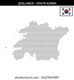 Map of regional dots in Jeollabuk