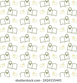 Map repeating trendy pattern beautiful multicolor vector background