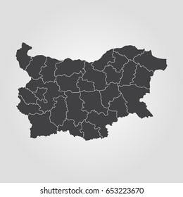 Map of Republic of Bulgaria