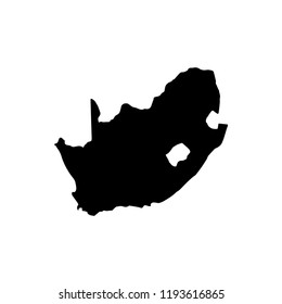map of Republic of South Africa. Vector illustration