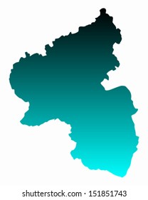 Map of Rhineland-Palatinate