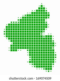 Map of Rhineland-Palatinate
