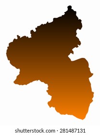 Map of Rhineland-Palatinate