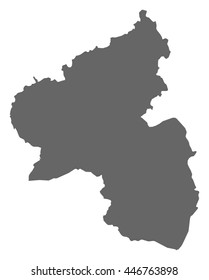 Map - Rhineland-Palatinate (Germany)