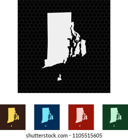 map of Rhode Island
