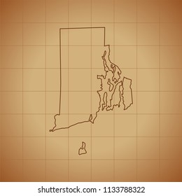 map of Rhode Island