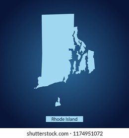 map of Rhode Island