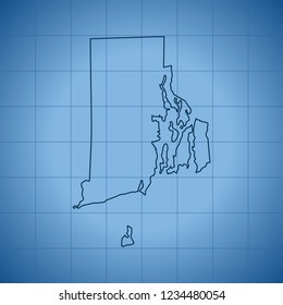 map of Rhode Island