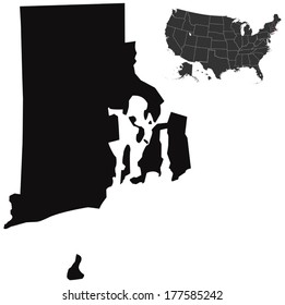 map - Rhode Island 