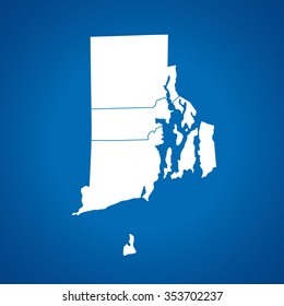 map of Rhode Island