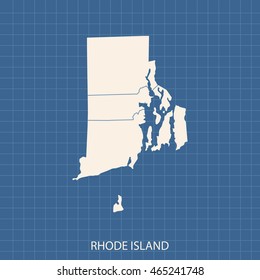 map of Rhode Island