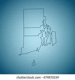 map of Rhode Island