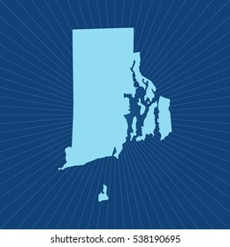 map of Rhode Island