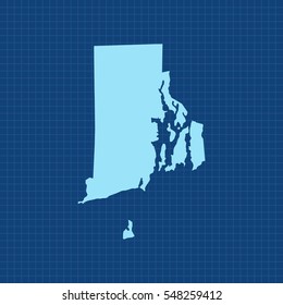 map of Rhode Island