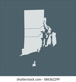 map of Rhode Island