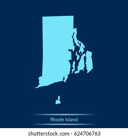 map of Rhode Island