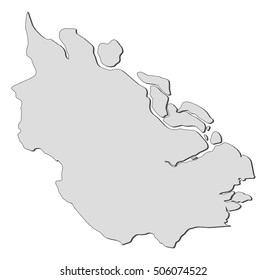 Map - Riau (Indonesia)