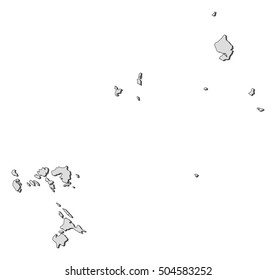 Map - Riau Islands (Indonesia)