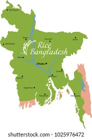 map rice bangladesh