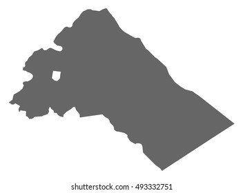 Map - Rif Dimashq (Syria)