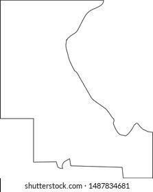 Map of Riley County in the state of Kansas