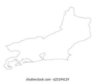 Map of Rio de Janeiro