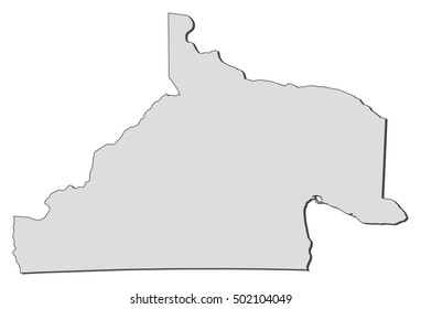 Map - Rio Negro (Argentina)