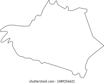 Map Of Robertson County In The State Of Kentucky