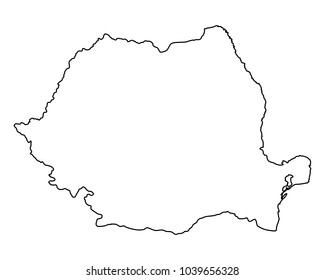 Map of Romania