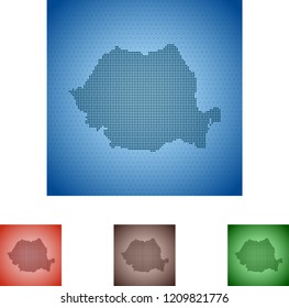 map of Romania