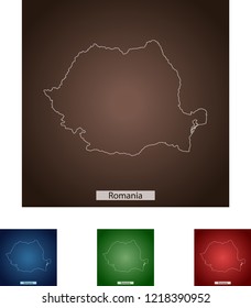 map of Romania