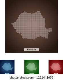 map of Romania