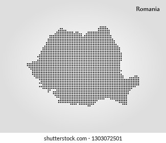 Map of Romania 