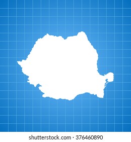 map of Romania