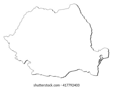 Map - Romania