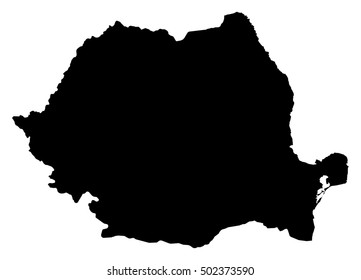 Map - Romania