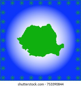map of romania