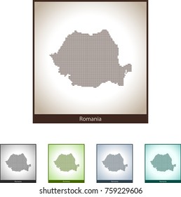 map of Romania