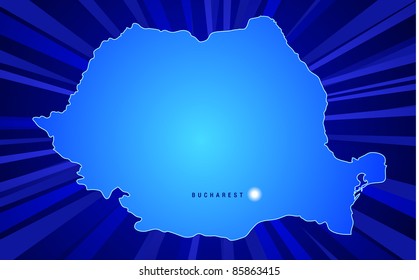 Map of Romania