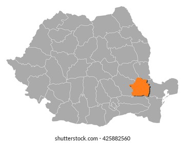 Map - Romania, Braila