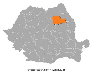 Map - Romania, Neamt
