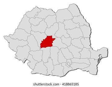 Map - Romania, Sibiu