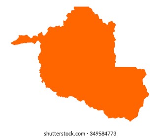 Map of Rondonia