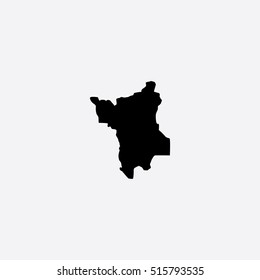 Map of Roraima Vector Illustration