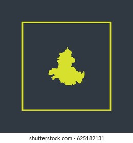 Map of Rostov - Russia Vector Illustration

