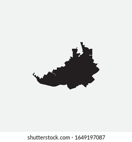 Map of Rostov-on-Don - Russia graphic element Illustration template design
