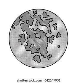 map round worl earth planet design
