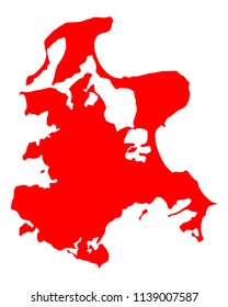 Map of Ruegen